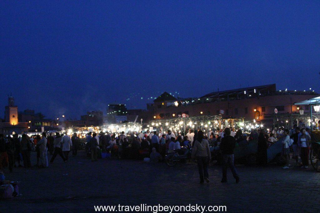 place-jemaa-el-fna-night