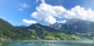 หายเหนื่อยเมื่อได้เห็นวิวนี้ ทะเลสาบ Wägitalersee